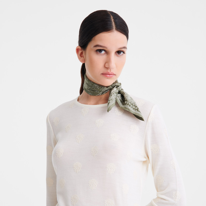 Longchamp |Seidenschal „Tree of Life\" 50 Laurel – SONSTIGES |Laurel