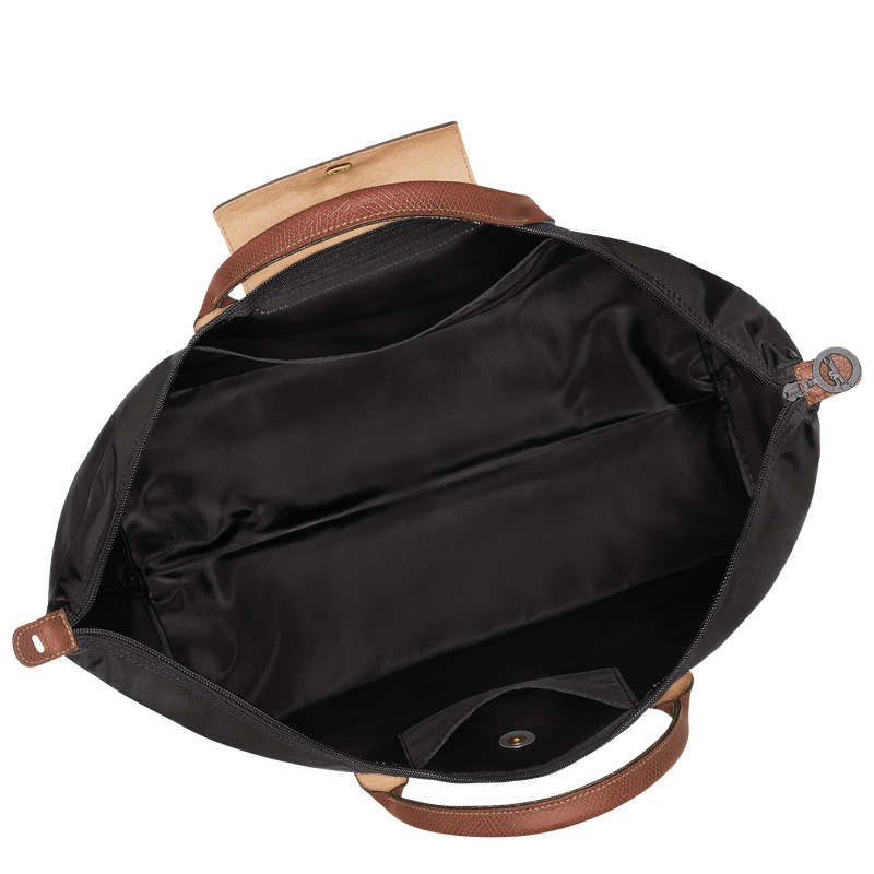 Longchamp |Le Pliage Original L Reisetasche Schwarz – Recyceltes Canvas |Schwarz