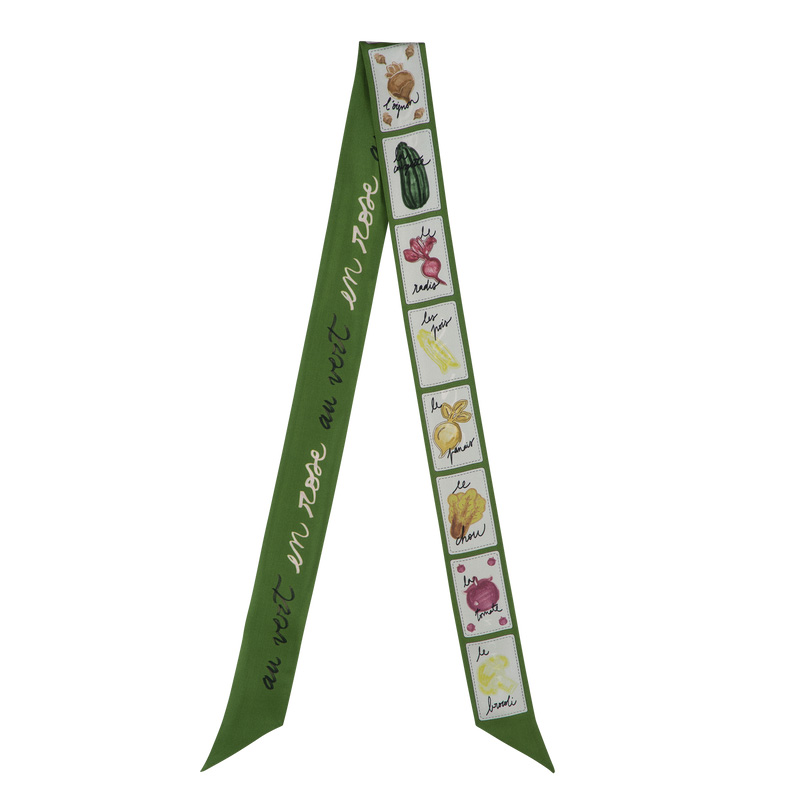 Longchamp |Rosa-grünes Stirnband Laurel – SONSTIGES |Laurel