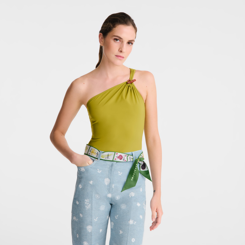 Longchamp |Rosa-grünes Stirnband Laurel – SONSTIGES |Laurel