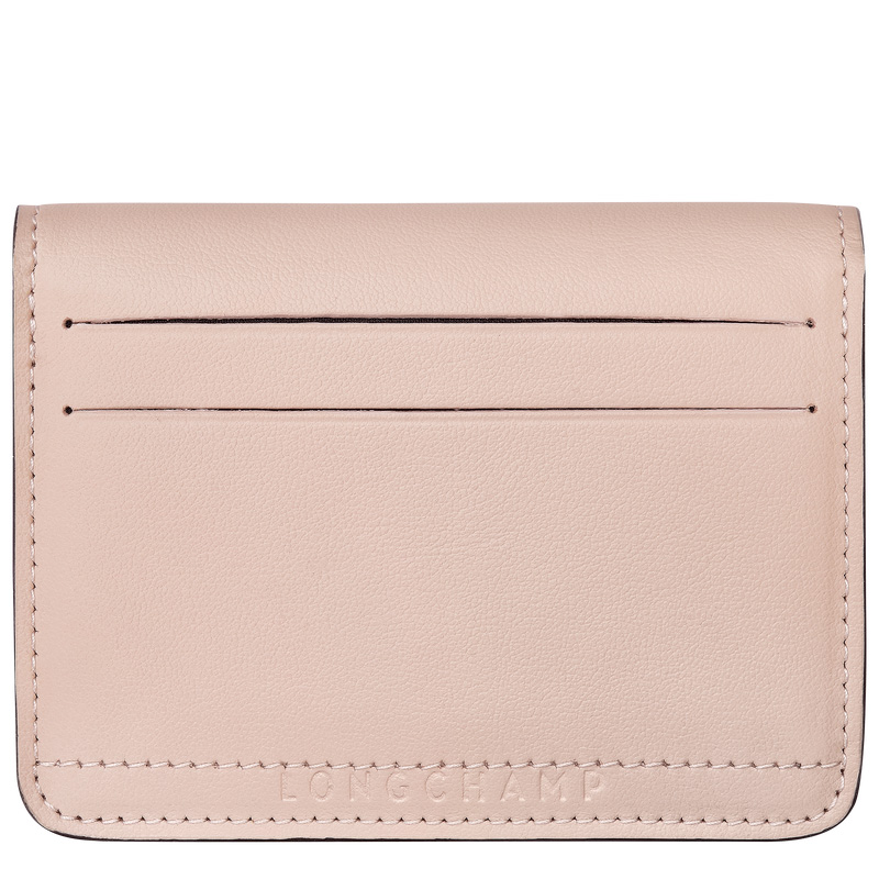 Longchamp |Le Pliage Xtra Kartenetui, Nude – Leder |Nude