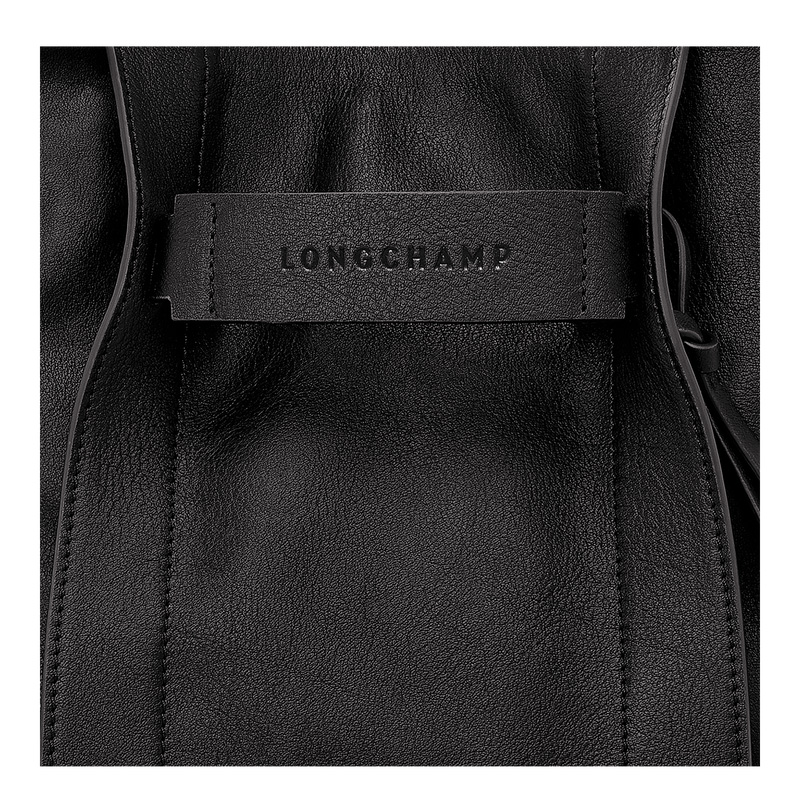Longchamp |3D S Umhängetasche Schwarz – Leder |Schwarz