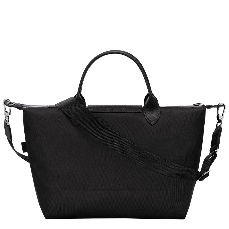 Longchamp |Le Pliage Energy L Handtasche Schwarz – Recyceltes Canvas |Schwarz