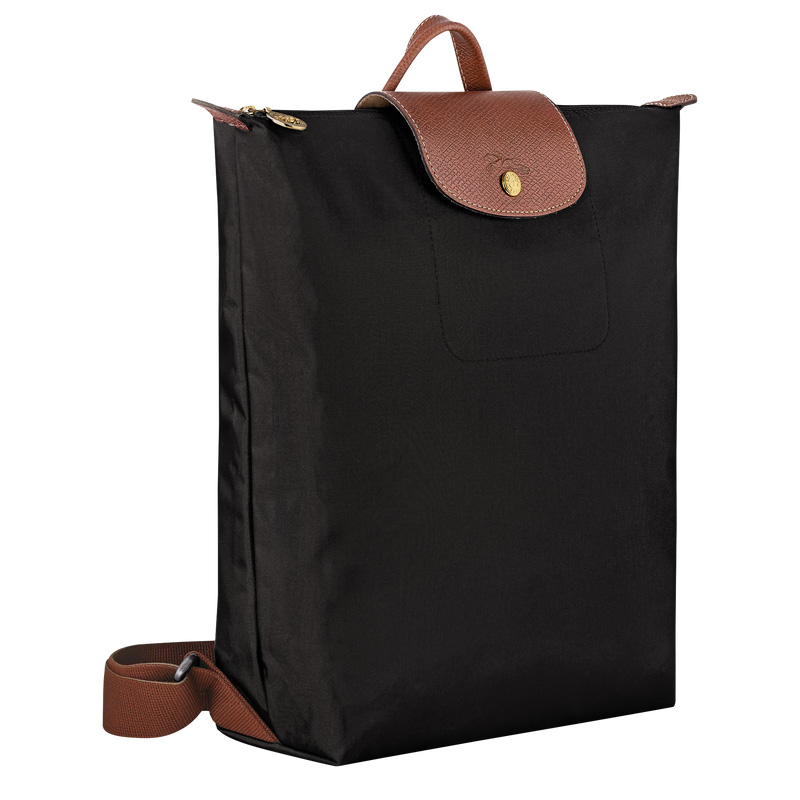 Longchamp |Le Pliage Original M Rucksack Schwarz – Canvas |Schwarz