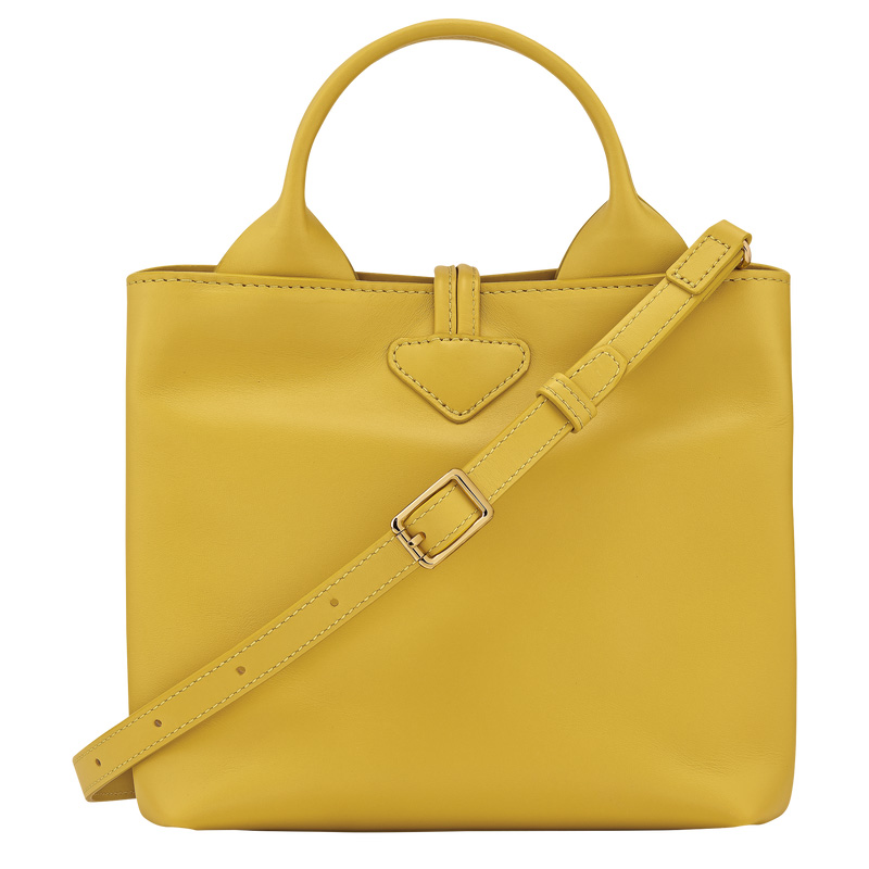 Longchamp |Le Roseau S Handtasche Ingwer – Leder |Ingwer