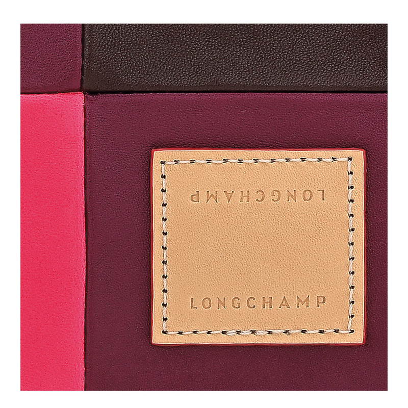 Longchamp |Re-Play L Handtasche, Aubergine – Leder |Aubergine