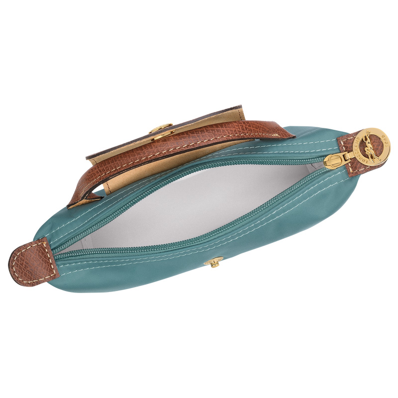 Longchamp |Le Pliage Original Tasche mit Henkel, Eukalyptus – Recyceltes Canvas |Eukalyptus