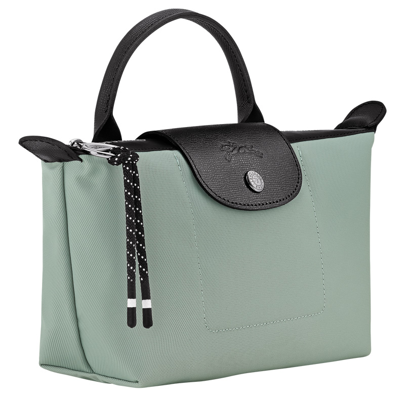 Longchamp |Le Pliage Energy Pouch, Eisenkraut – Recyceltes Canvas |Eisenkraut