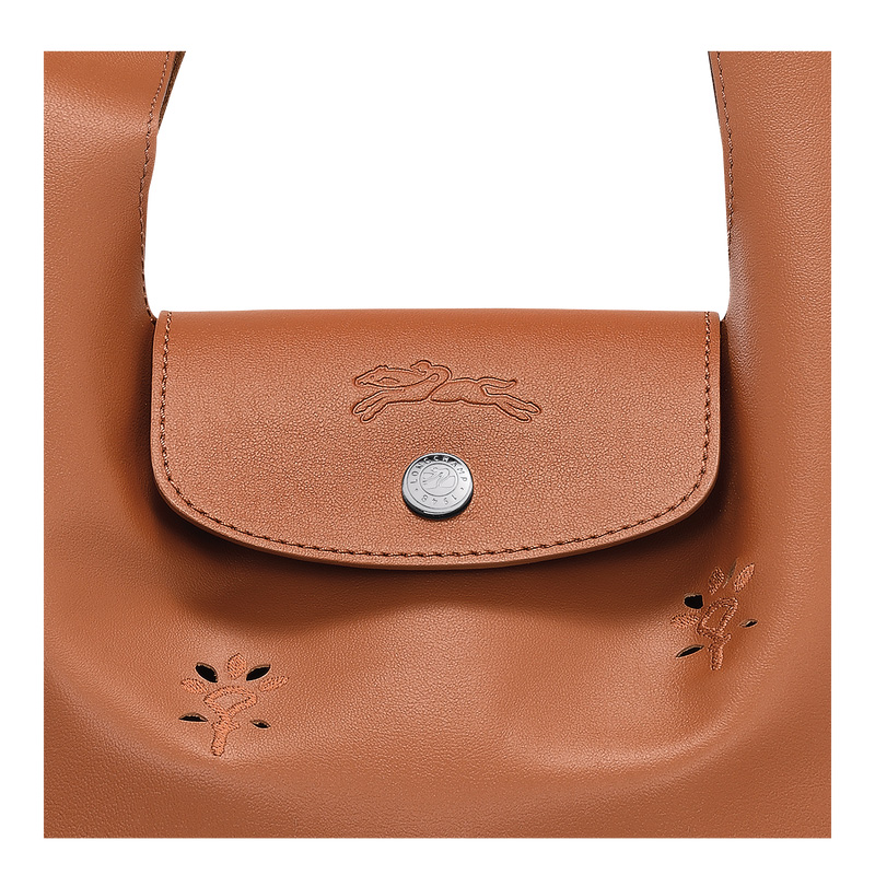 Longchamp |Le Pliage Xtra M Schultertasche Cognac – Leder |Cognac