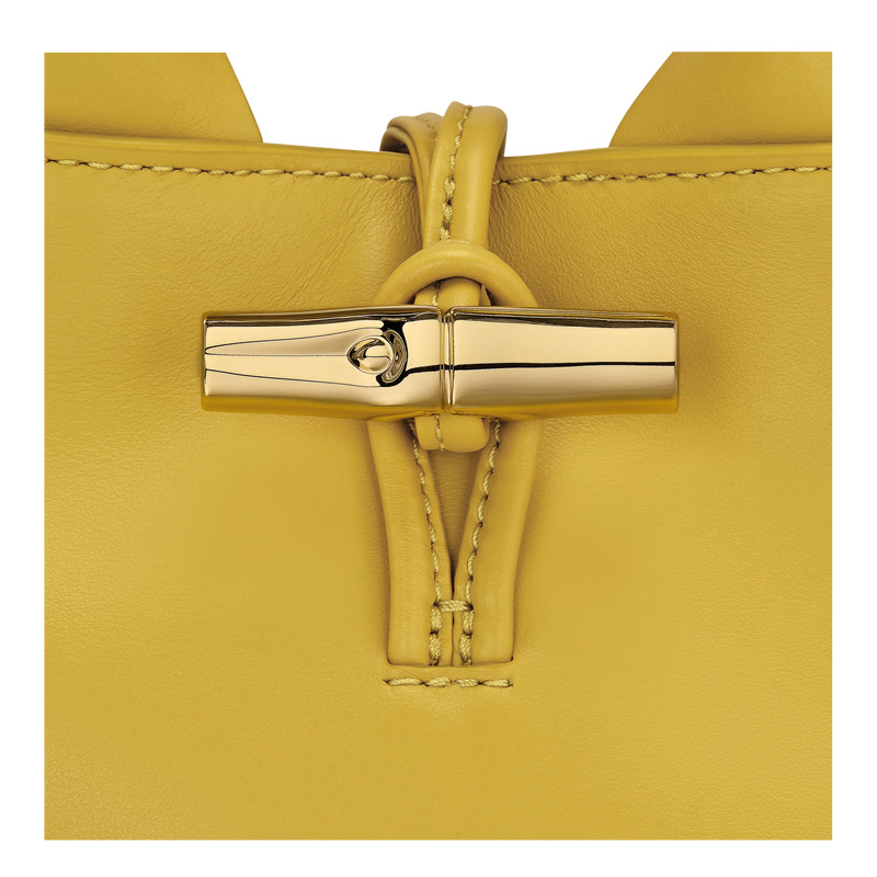 Longchamp |Le Roseau XS Handtasche Ingwer – Leder |Ingwer