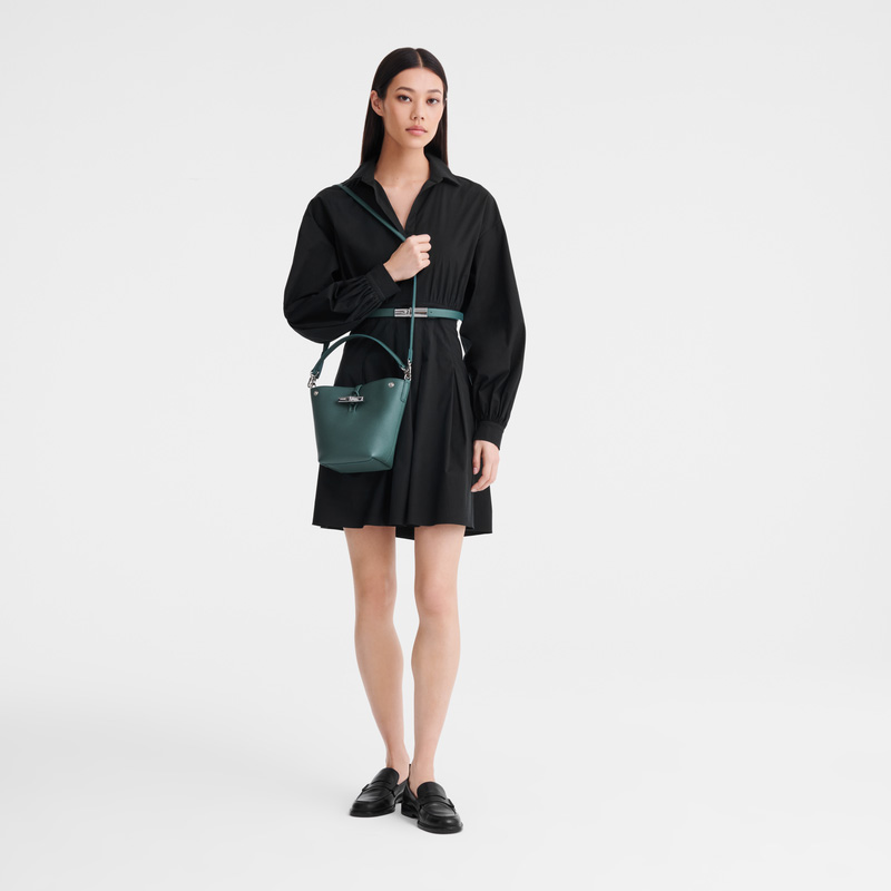 Longchamp |Le Roseau XS Beuteltasche Zeder – Leder |Zeder