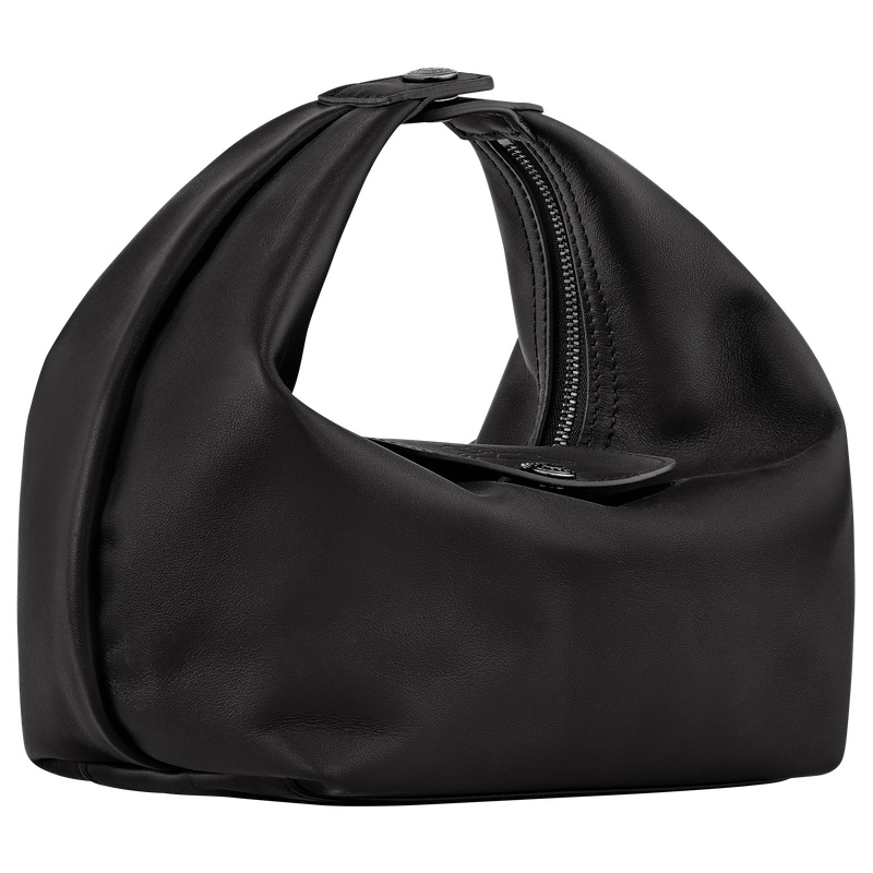 Longchamp |Le Pliage Xtra XS Handtasche Schwarz – Leder |Schwarz