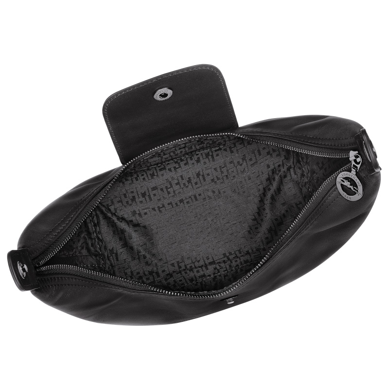 Longchamp |Le Pliage Xtra XS Handtasche Schwarz – Leder |Schwarz