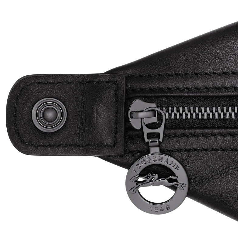 Longchamp |Le Pliage Xtra XS Handtasche Schwarz – Leder |Schwarz