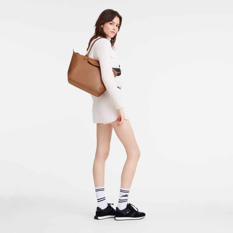 Longchamp |Le Pliage Xtra M Tote Bag Cognac – Leder |Cognac