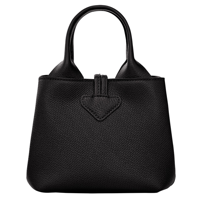 Longchamp |Le Roseau XS Handtasche Schwarz – Leder |Schwarz