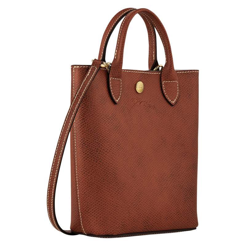 Longchamp |Pure XS Tote Bag Braun – Leder |Braun