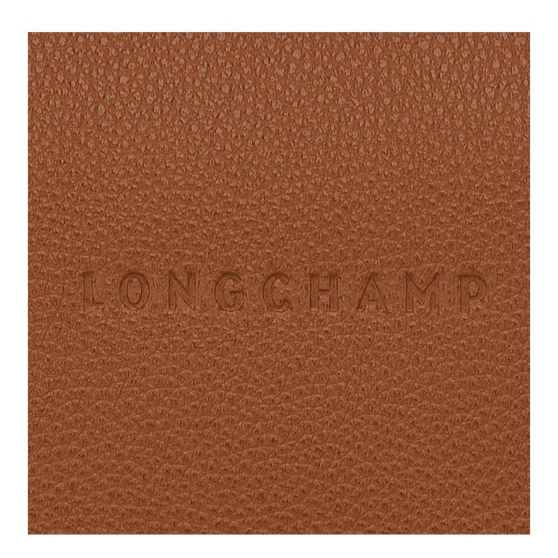 Longchamp |Le Foulonn M Umhängetasche Karamell – Leder |Karamell