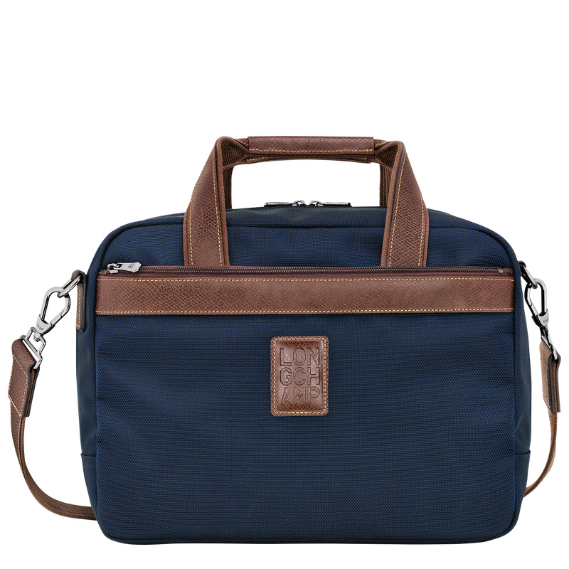 Longchamp |Boxford S Reisetasche Blau – Recyceltes Canvas |Blau