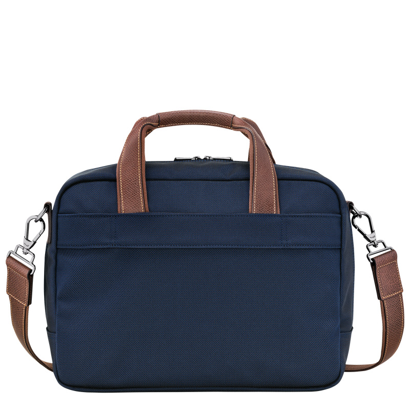 Longchamp |Boxford S Reisetasche Blau – Recyceltes Canvas |Blau