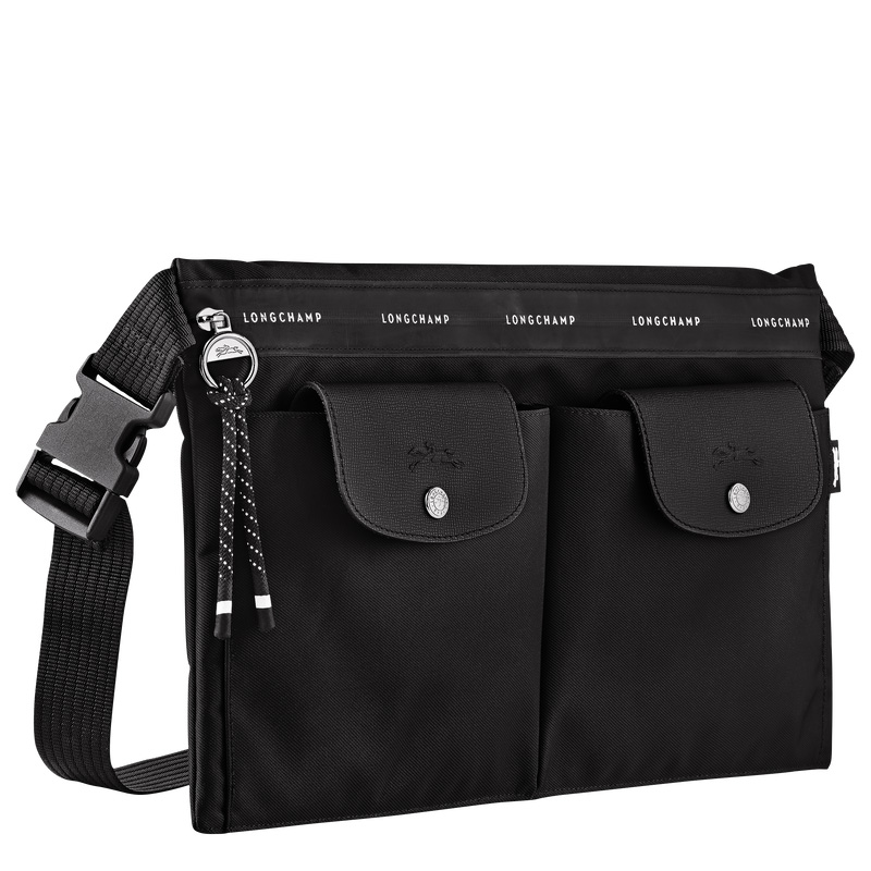 Longchamp |Le Pliage Energy L Umhängetasche Schwarz – Canvas |Schwarz