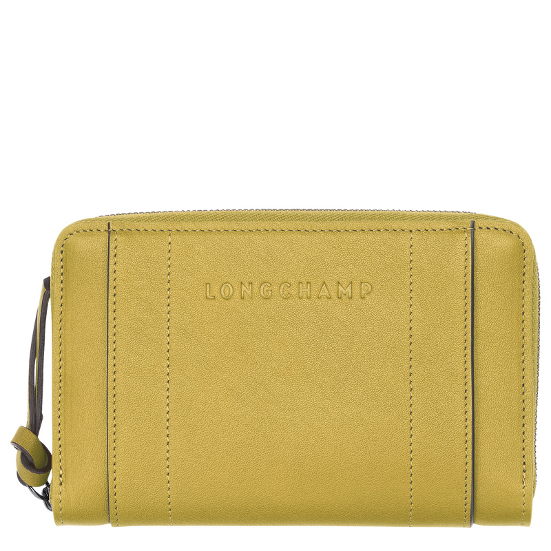 Longchamp |3D-Geldbörse Ingwer – Leder |Ingwer