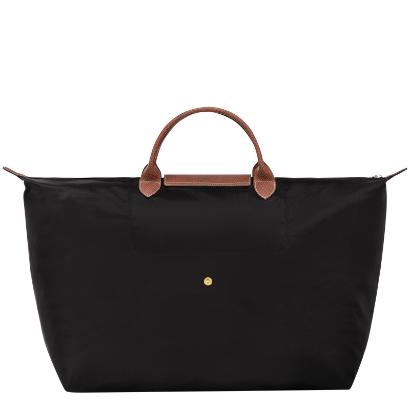 Longchamp |Le Pliage Original L Reisetasche Schwarz – Recyceltes Canvas |Schwarz