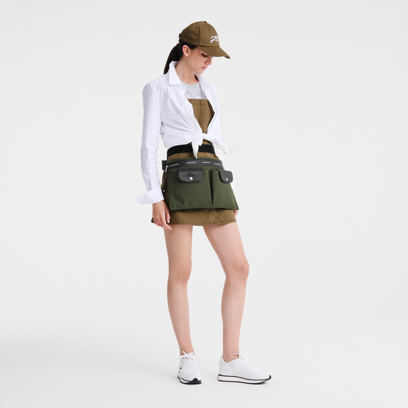 Longchamp |Le Pliage Energy L Umhängetasche Khaki – Canvas |Khaki