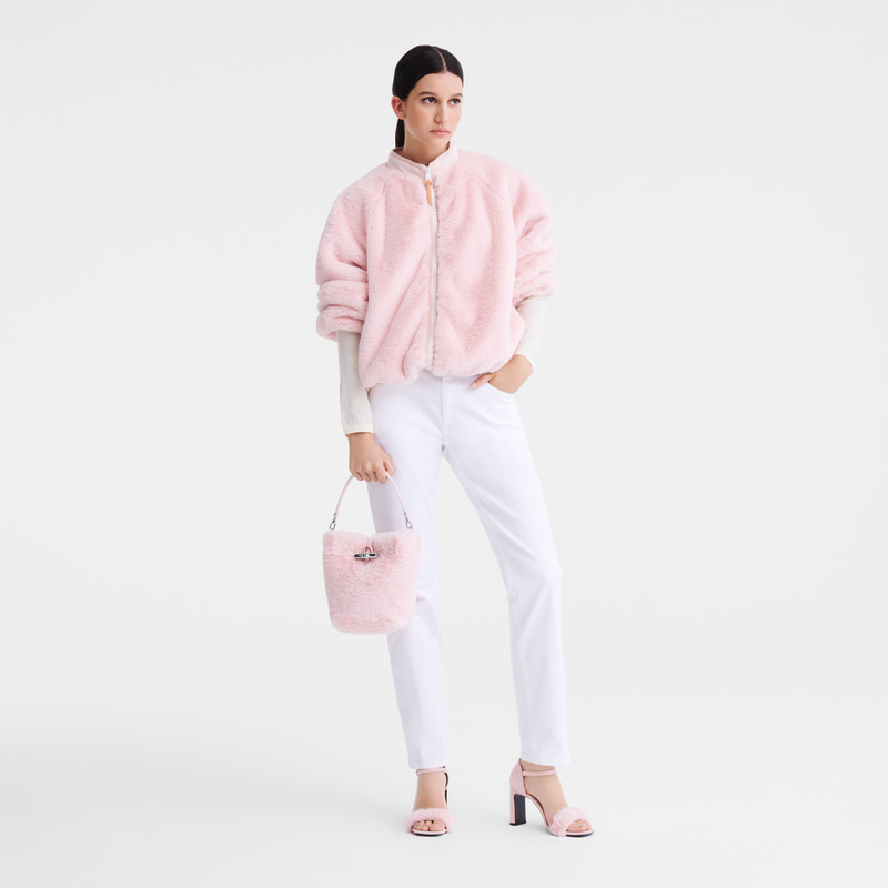 Longchamp |Le Roseau XS Beuteltasche Ballerina – Canvas |Ballerina