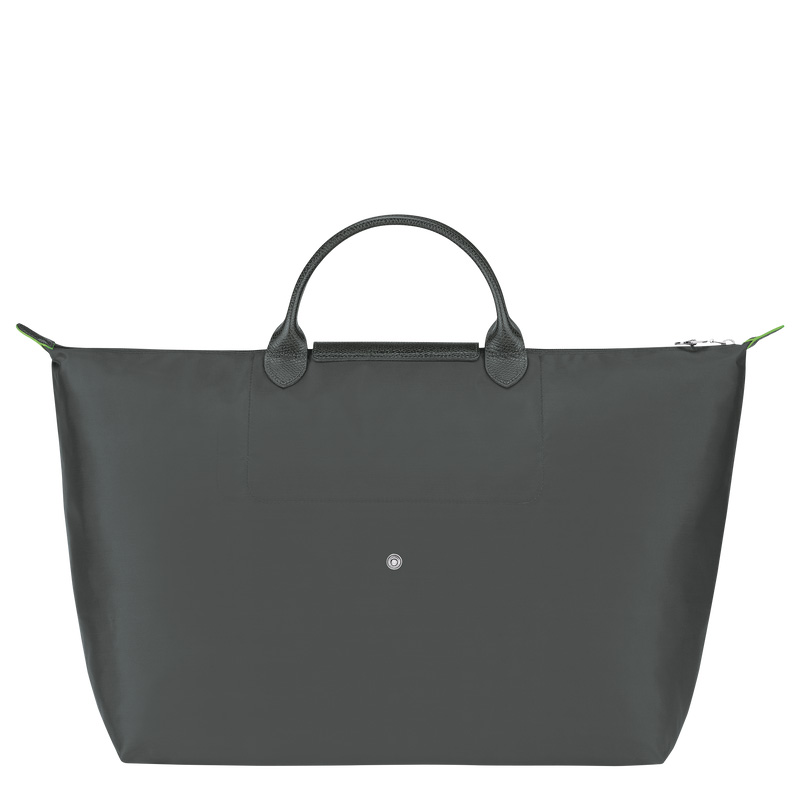 Longchamp |Le Pliage Grüne L Reisetasche Graphit – Recyceltes Canvas |Graphit