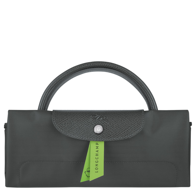 Longchamp |Le Pliage Grüne L Reisetasche Graphit – Recyceltes Canvas |Graphit