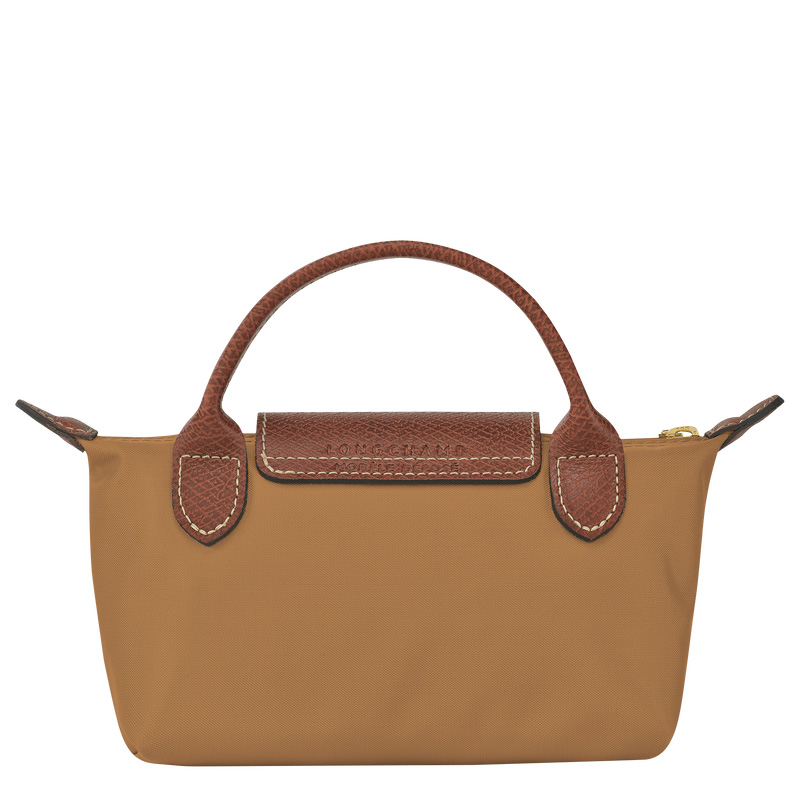 Longchamp|Le Pliage Original Beutel mit Henkel, Rehbraun – Recycelter Canvas |Rehbraun