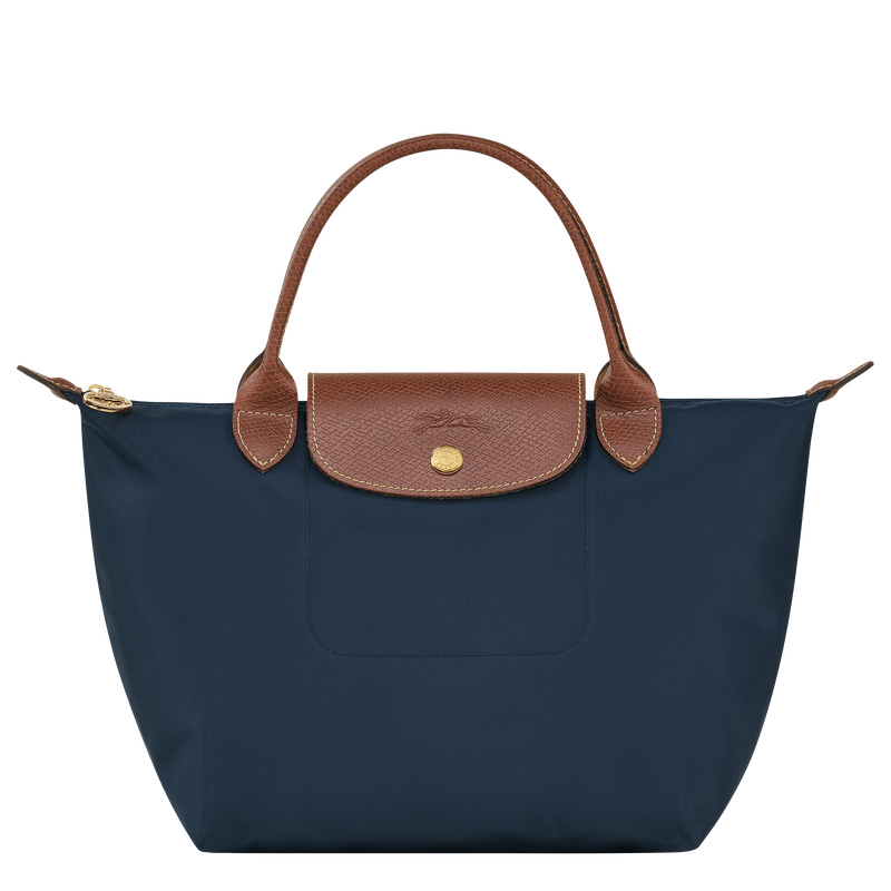 Longchamp |Le Pliage Original S Handtasche, Marineblau – Recyceltes Canvas |Marineblau
