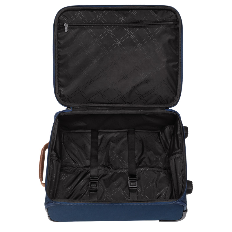 Longchamp |Boxford S Handgepäck, Blau – Recyceltes Canvas |Blau