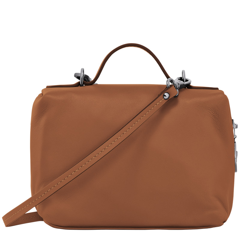 Longchamp |Le Pliage Xtra XS Vanity Cognac – Leder |Cognac