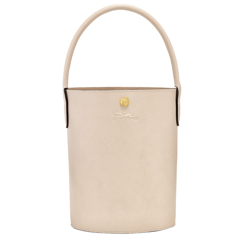 Longchamp |Pure S Beuteltasche Papier – Leder |Papier