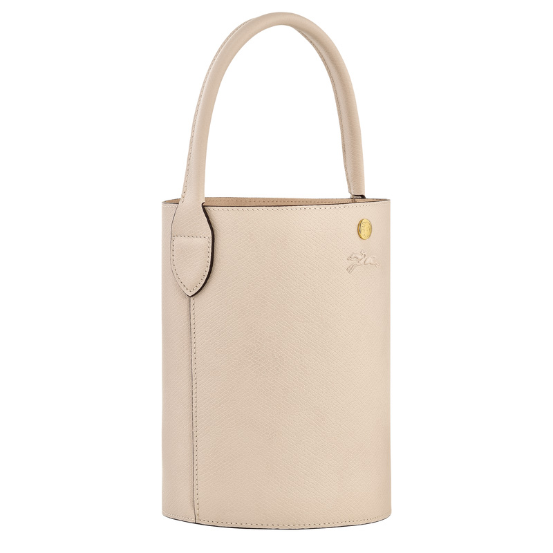 Longchamp |Pure S Beuteltasche Papier – Leder |Papier