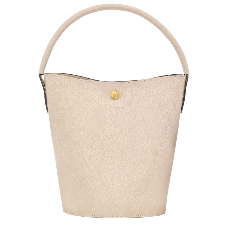 Longchamp |Pure S Beuteltasche Papier – Leder |Papier