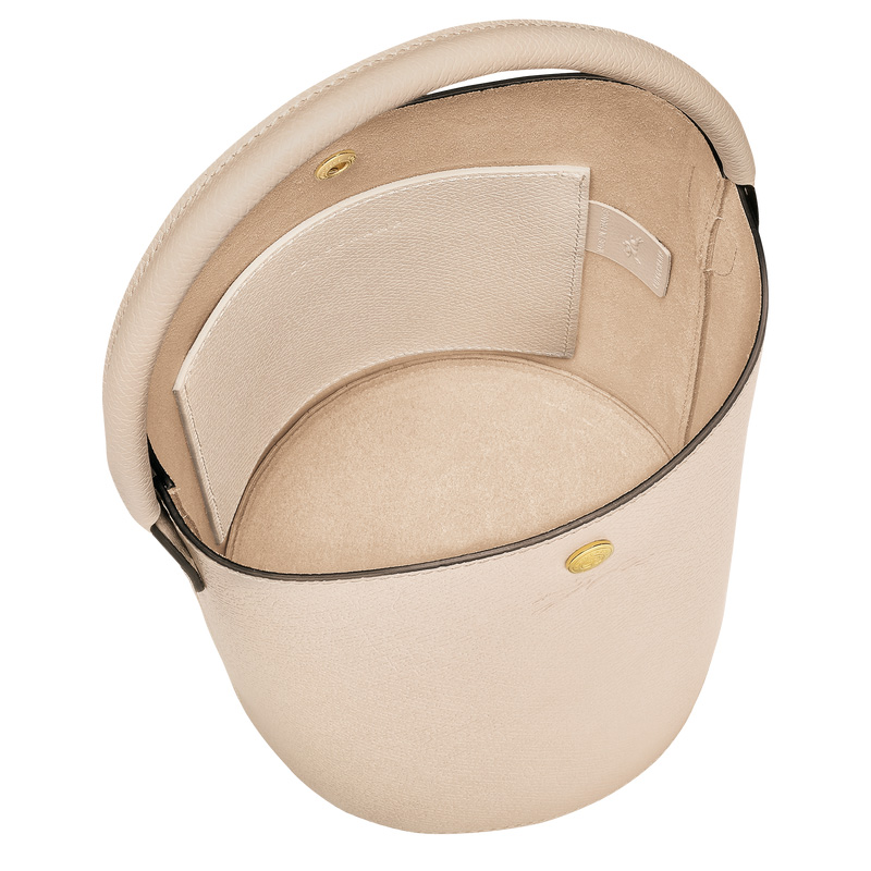 Longchamp |Pure S Beuteltasche Papier – Leder |Papier