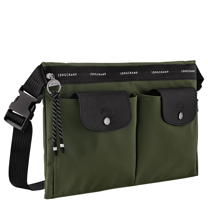 Longchamp |Le Pliage Energy L Umhängetasche Khaki – Canvas |Khaki