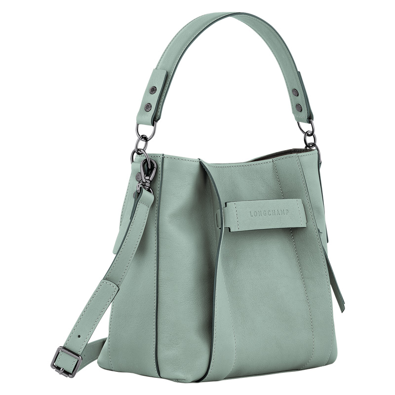 Longchamp |3D S Umhängetasche, Eisenkraut – Leder |Eisenkraut
