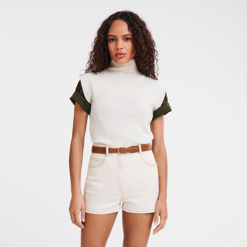 Longchamp |1980 Damengürtel Cognac – Leder |Cognac