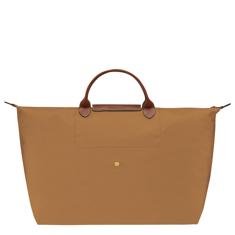 Longchamp |Le Pliage Original L Reisetasche Rehbraun – Recyceltes Canvas |Rehbraun