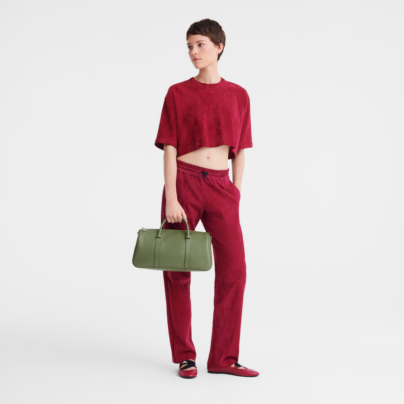 Longchamp |Daylong L Handtasche, Lorbeer – Leder |Laurel Longchamp |Daylong L Handtasche, Lorbeer – Leder |Laurel