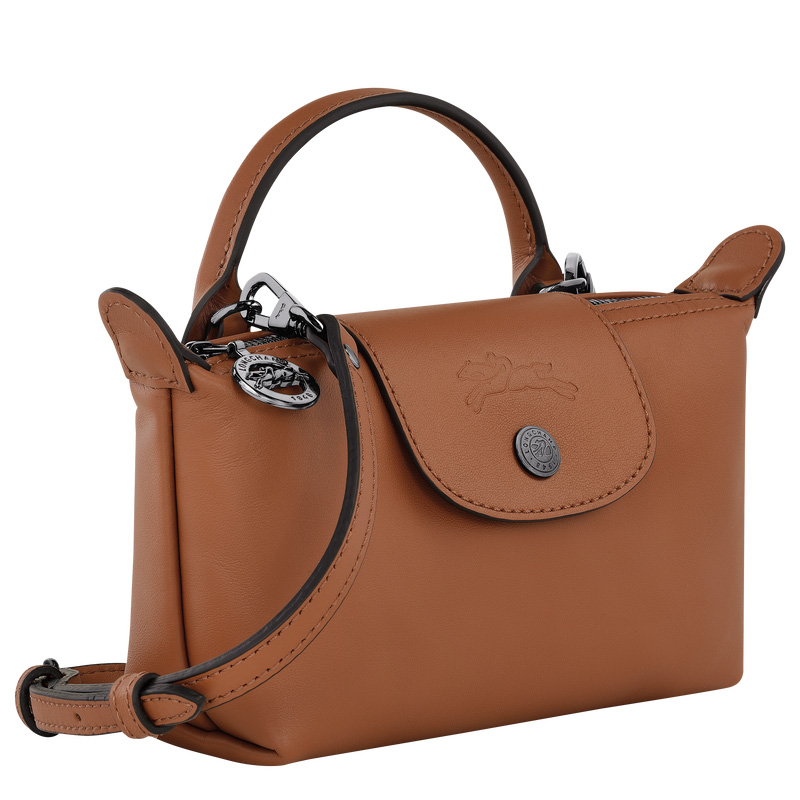 Longchamp |Le Pliage Xtra XS Beutel Cognac – Leder |Cognac