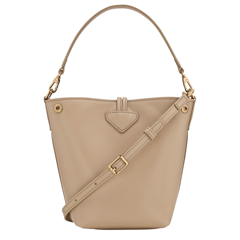 Longchamp |Le Roseau XS Beuteltasche Root – Leder |Wurzel