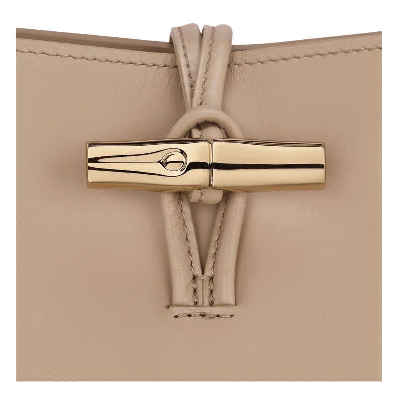 Longchamp |Le Roseau XS Beuteltasche Root – Leder |Wurzel