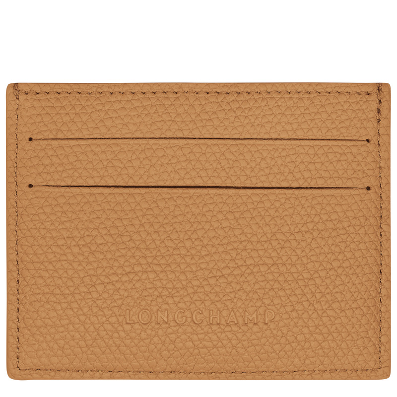 Longchamp |Le Roseau Kartenhalter Walnuss - Leder |Walnuss