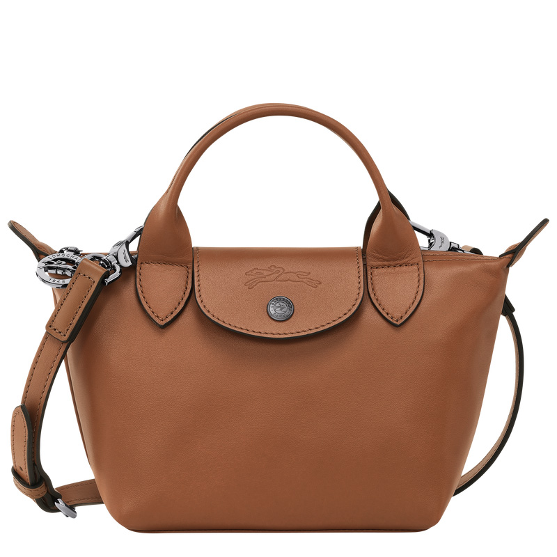 Longchamp |Le Pliage Xtra XS Handtasche Cognac – Leder |Cognac