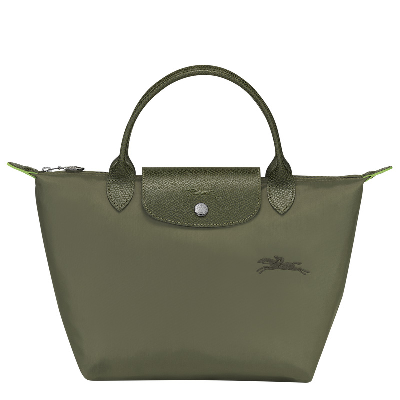 Longchamp |Le Pliage Grüne Handtasche S Forest – Recyceltes Canvas |Forest